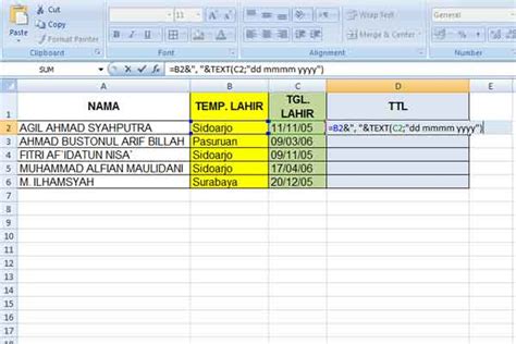 Cara Membuat Tanggal Bulan Tahun Agar Tak Otomatis Di Excel Hongkoong