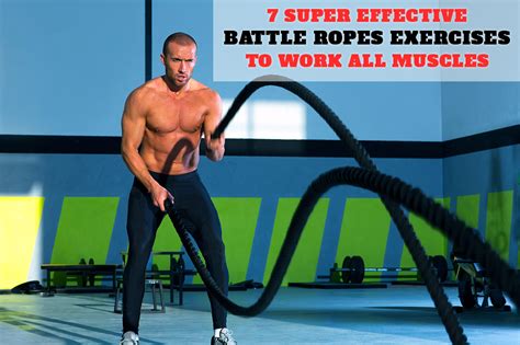 What Muscles Do Battle Ropes Work + 7 Exercises with Videos