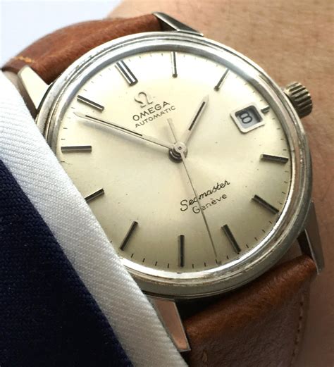 Serviced Omega Seamaster Geneve Automatik Automatic In Steel Vintage