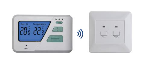 Electric Wall Heater Thermostat , Wireless Underfloor Heating Thermostat