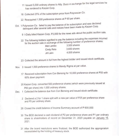 Solved Problem The Entry Shown Below Was Taken From The Chegg