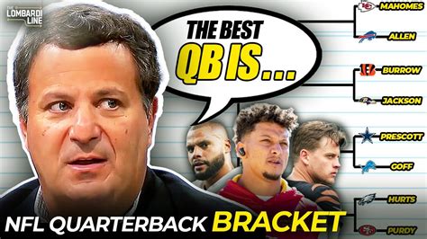 Michael Lombardi S Nfl Quarterback Bracket Youtube