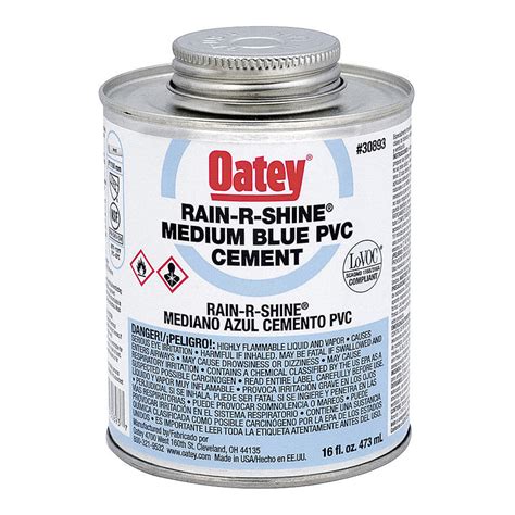 Cemento Pvc Ml Oz Azul Secado Rapido Oatey Mx Oatey