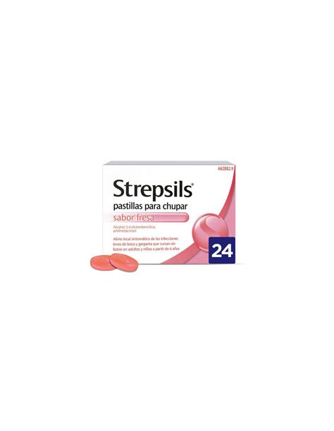 Strepsils Pastillas Para Chupar Sabor Fresa