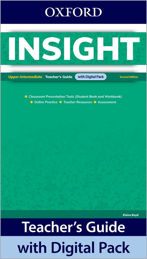 Insight Upper Intermediate Teachers Guide With Digital Pack Medu