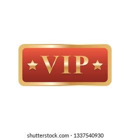 Golden Symbol Exclusivity Label Vip Glitter Stock Vector Royalty Free