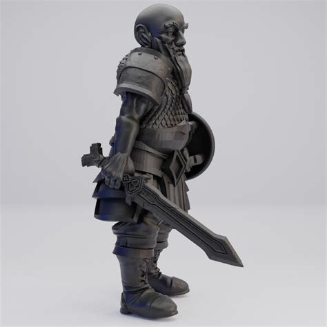 Hot Goblin ドワーフ戦士 ミニチュア ホットゴブリン 歴戦の勇姿