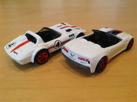 JULIAN S HOT WHEELS BLOG Corvette Grand Sport Roadster Corvette Stingray Then And Now