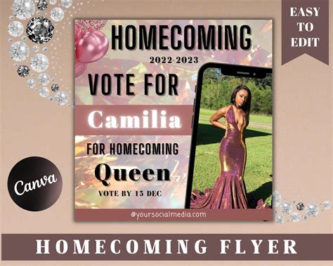 Homecoming Queen Flyer Ideas