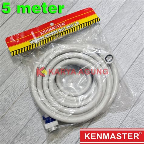 Jual Selang Inlet Mesin Cuci KENMASTER 5M Slang Kran Pengisian Air 5