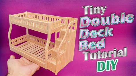 Build This Miniature Bunk Bed Frame Like A Pro Diy Miniature Bunk Bed Frame Double Deck Bed