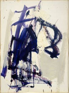 Joan Mitchell - Untitled, Oil on Paper, 1958 Tachisme, Les Arts, Female Artists