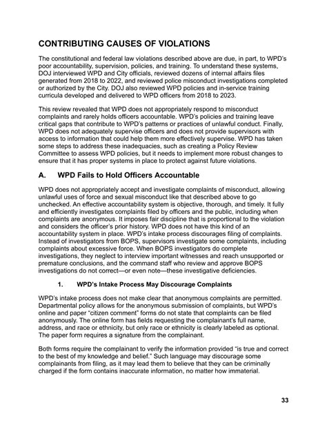 Read the Justice Department’s Report - The New York Times