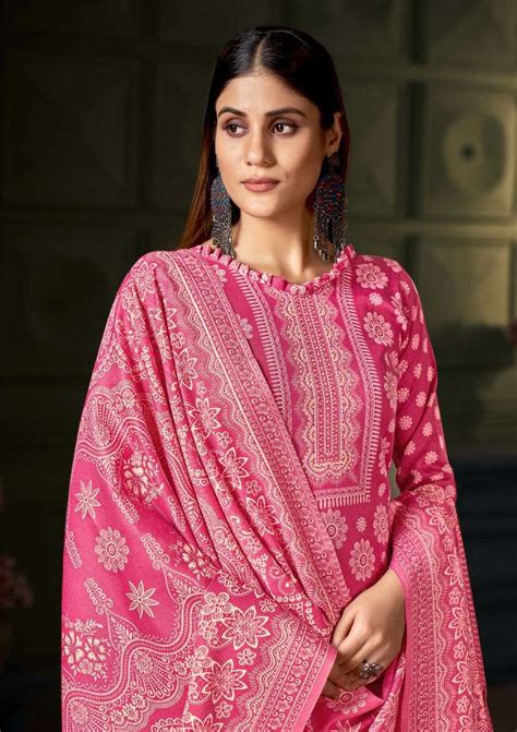 roli moli zubeda heavy print pashmina winter wear suit catalog wholesaler