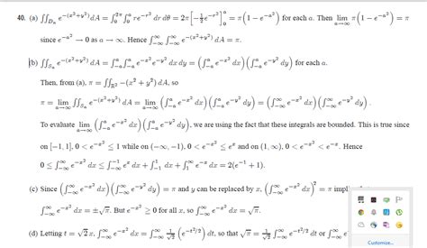 calculus - prove Gaussian integral using polar coordinates ...