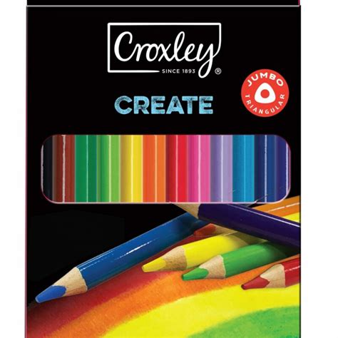 Croxley Super Jumbo Pencil Crayons 12s Wf New Park Avenue Stationers