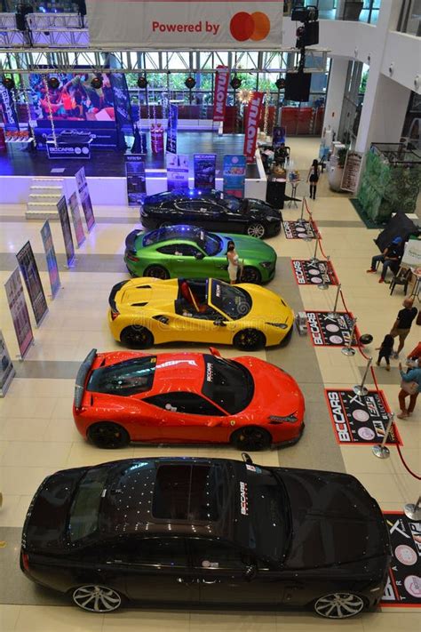 Assorted Cars At Bumper To Bumper Car Show In Paranaque Philippines Editorial Stock Image