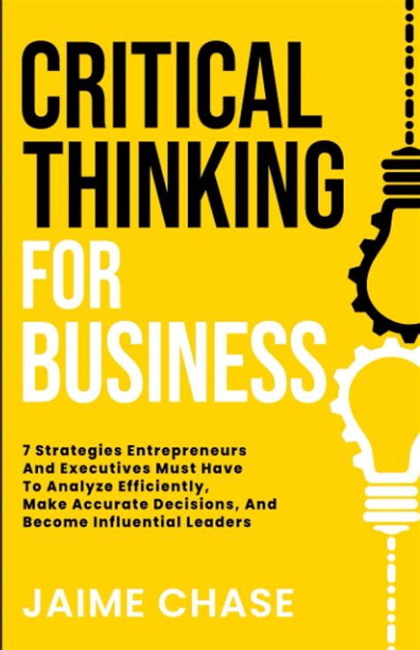 critical thinking  business  strategies entrepreneurs