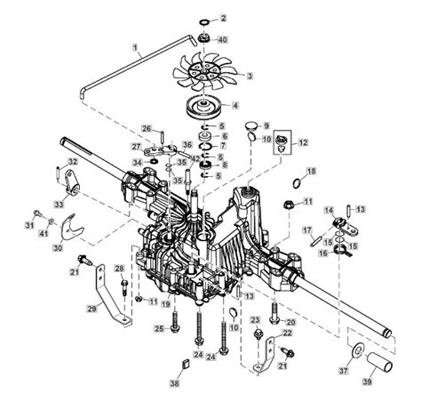 Ersatzteile Und Zeichnung Von John Deere Rasentraktor X107 PC13997