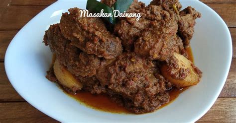 Resep Rendang Sapi Empuk Dan Lezat Oleh 🌺masakan Dainang🌺 Cookpad