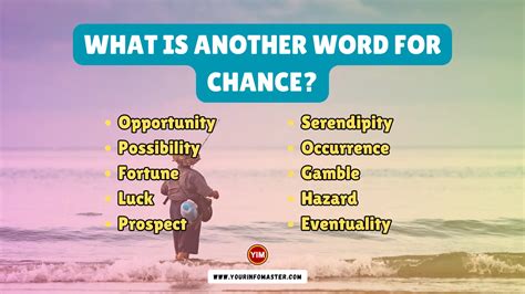 What is another word for Chance? | Chance Synonyms, Antonyms and Sentences - Your Info Master