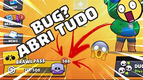 Abrindo Caixas No Brawl Stars E Pegando Passe De Batalha Brawl Pass