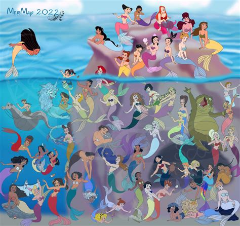 Mermay 2020 2022 Disney Mermaid Lagoon By Cheshirescalliart On