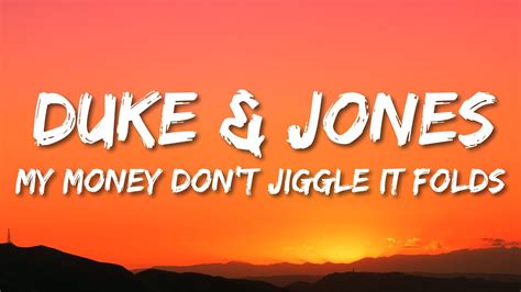 My Money Dont Jiggle It Folds Tiktok Lyrics Extended Version Youtube