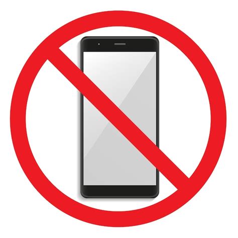 Premium Vector | Warning telephone stop sign illustration