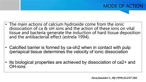 CALCIUM HYDROXIDE | PPT