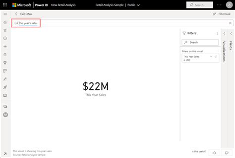 Tutorial Exploración de un ejemplo de Power BI Power BI Microsoft