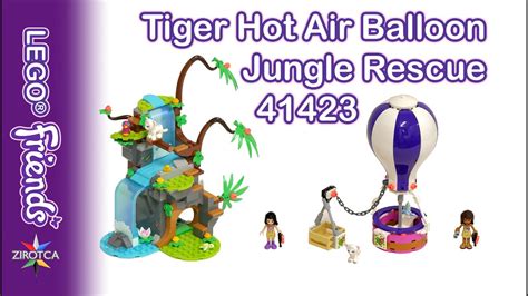 LEGO Tiger Hot Air Balloon Jungle Rescue LEGO 41423 LEGO Friends