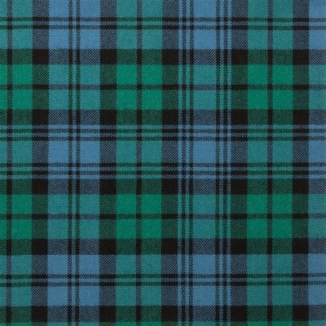 Campbell Clan Ancient 10oz Tartan Fabric By The Metre