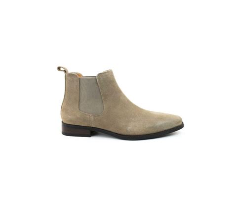 Genuine Suede Tan Chelsea Boots – ÃZARMAN