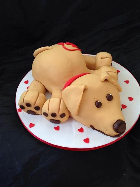 Golden Retriever Decorated Cake By Caron Eveleigh CakesDecor