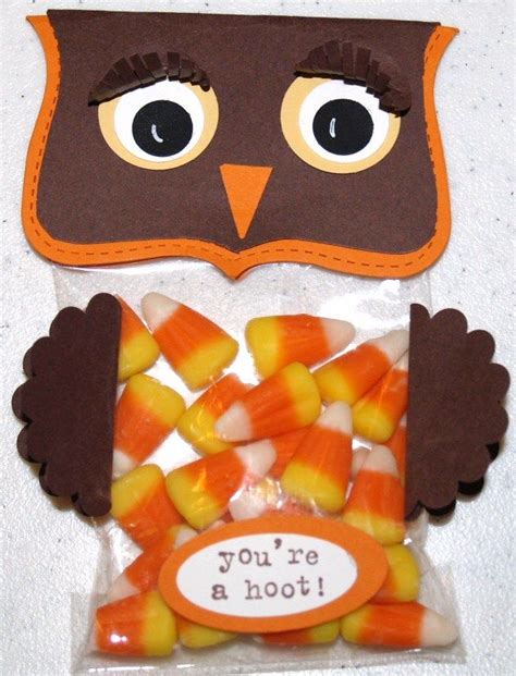 Need To Make These Owl Treat Bags Halloween Treats Owl Valentines