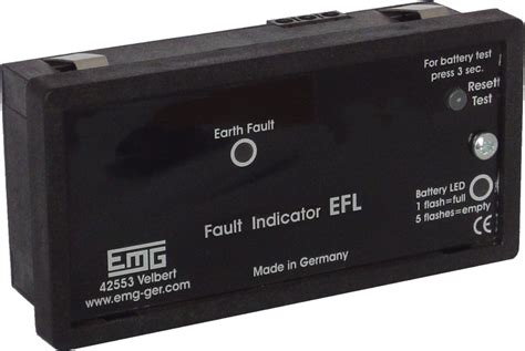 Elektro Mechanik Em Gmbh Earth Fault Indicator Type Efl