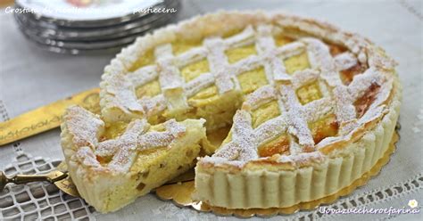 Crostata Di Ricotta Con Crema Pasticcera Ricetta Tradizionale Cucina