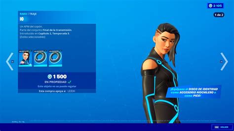 NUEVAS SKINS DE TRON LEGACY NUEVA TIENDA FORTNITE HOY 11 02 21