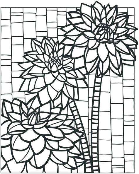 Coloring Mosaics Printable Printable Templates