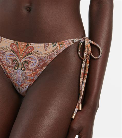 Zimmermann Devi Printed Crochet Bikini Zimmermann