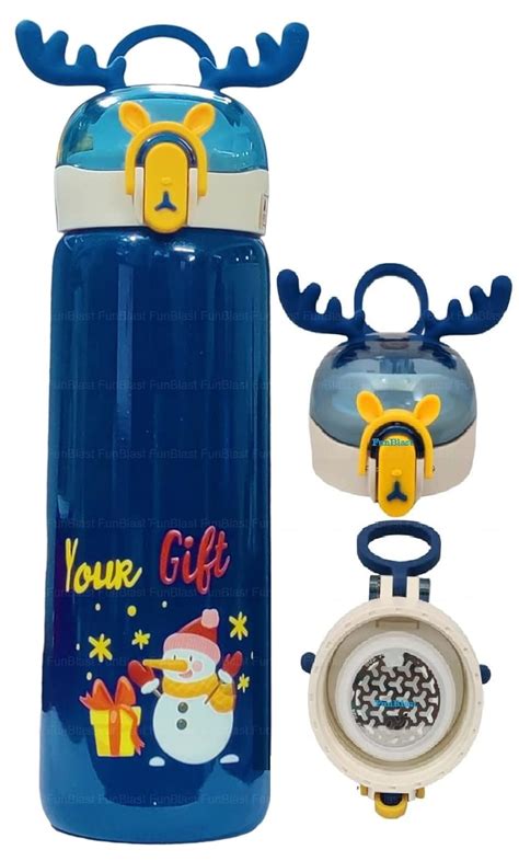 Funblast Stainless Steel Vacuum Bottle Hot Cold Thermos Flask Bottle Insulated Ss Bottle