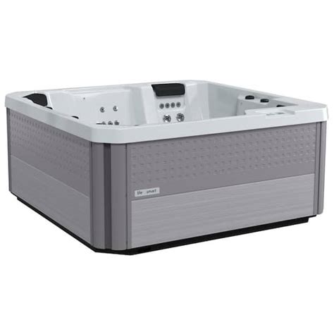 Lifesmart Acacia 5 Person 40 Jet 230V Acrylic Hot Tub With Lounge Seating 411447307600 The