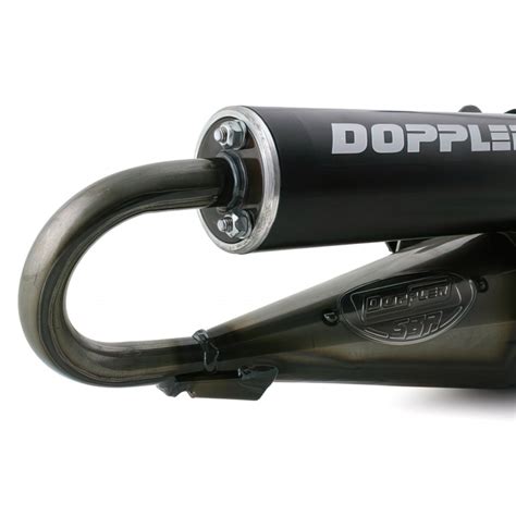 Exhaust Doppler S3R Evolution Peugeot Speedfight Trekker Black