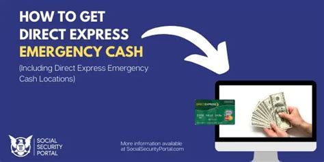 How To Get Direct Express Emergency Cash Social Security Portal