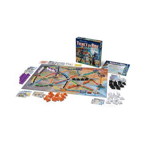 Ticket To Ride Ghost Train First Journey Board Game All Rolled Up