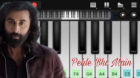 Pehle Bhi Main Animal Easy Piano Tutorial Youtube