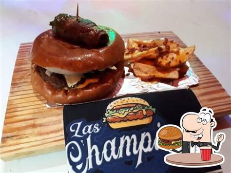 Menu at Las champion s burger restaurant Juárez