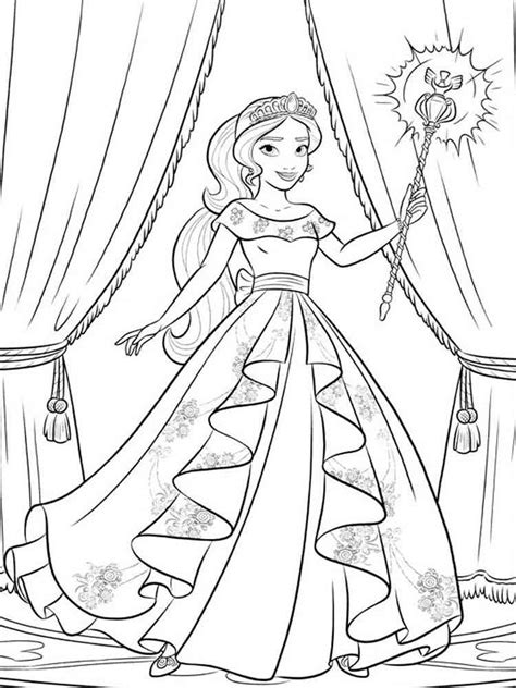 Elena of Avalor coloring pages