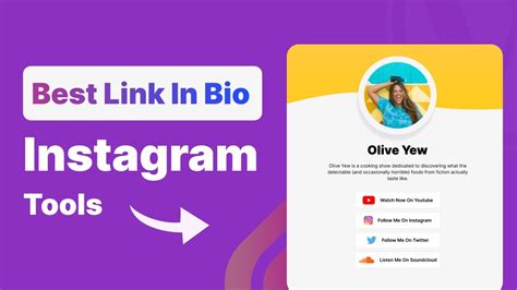 Best Link In Bio Instagram Tools Youtube